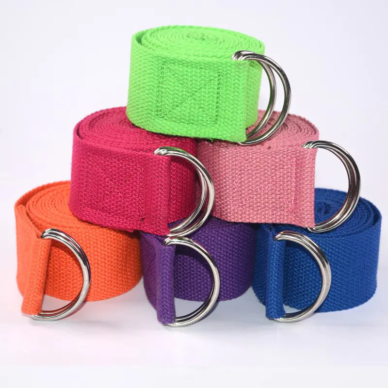 Yoga Stretch Strap - Cotton Resistance Band for Flexibility